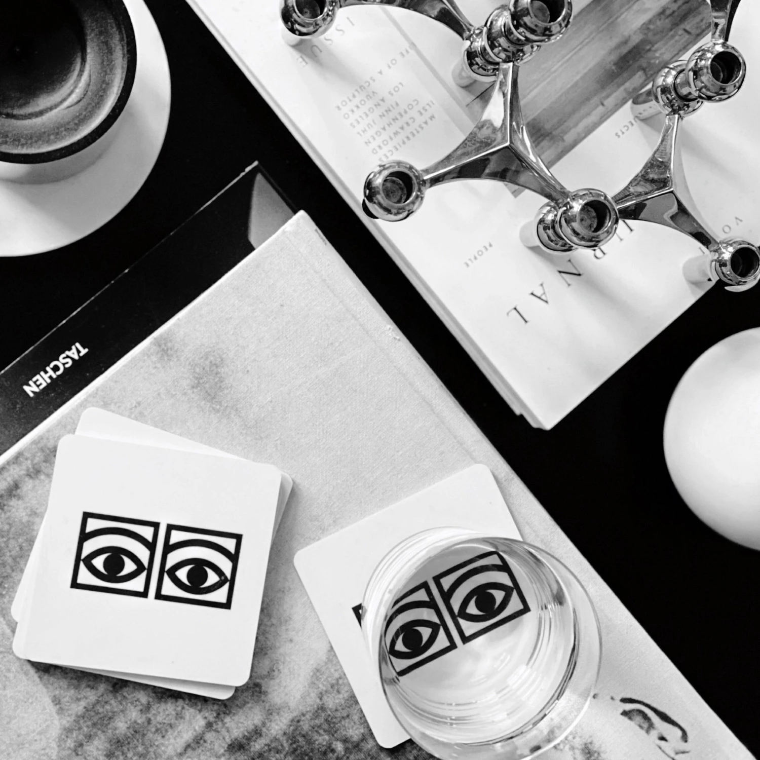 Ögon Onderzetters Glas 4-pack 7 Ögon Onderzetters Glas 4-pack - Afbeelding 5