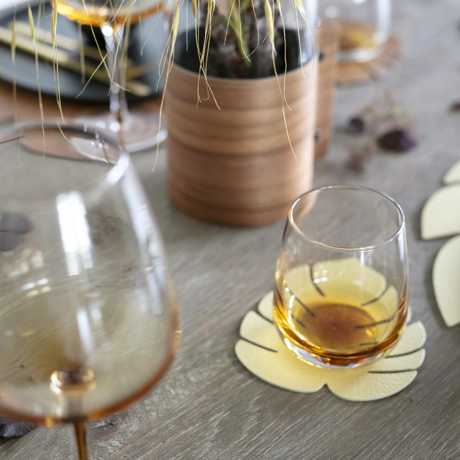 LIND DNA Monstera Leaf Hippo Onderzetter 4 LIND DNA Monstera Leaf Hippo Onderzetter - Afbeelding 2