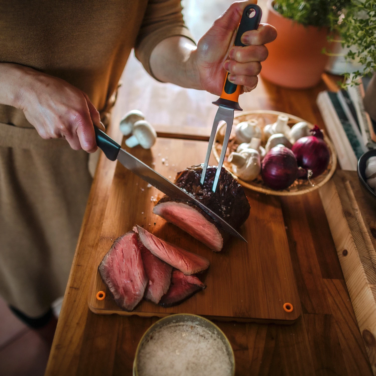 Fiskars Functional Form Steakvork 4 Fiskars Functional Form Steakvork - Afbeelding 2