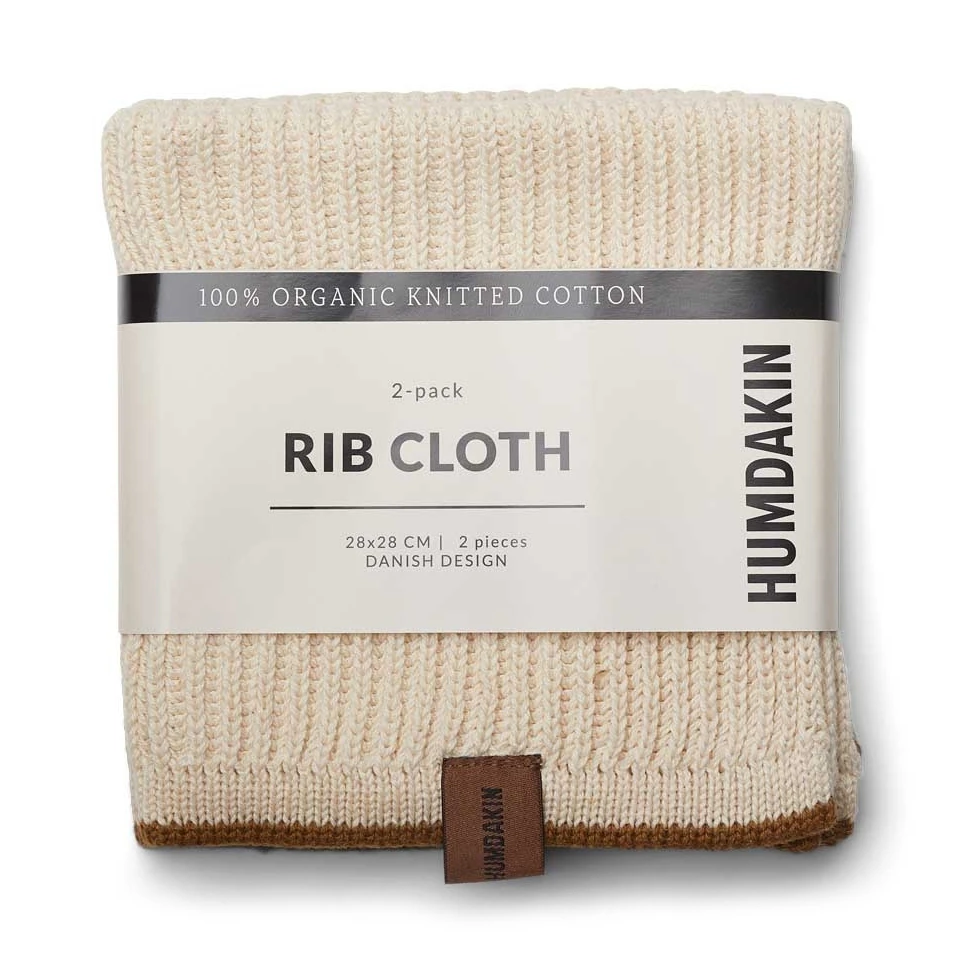 Humdakin Geribbeld Vaatdoekje 28x28 Cm 2-pack 4 Humdakin Geribbeld Vaatdoekje 28x28 Cm 2-pack - Afbeelding 2