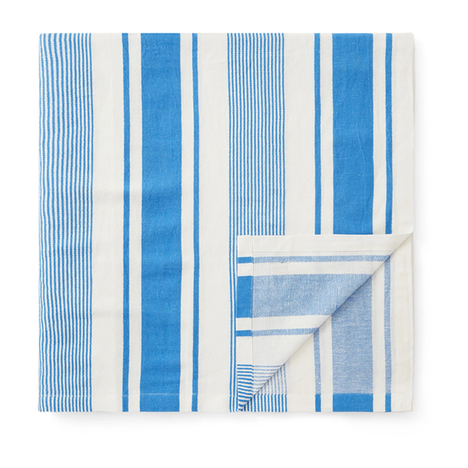 Lexington Striped Linen Cotton Tafelkleed 150x250 Cm 4 Lexington Striped Linen Cotton Tafelkleed 150x250 Cm - Afbeelding 2