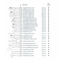 Gense Rosenholm Zilver Bestek -Huis Keuken p 18983 01 06 119f95ff36